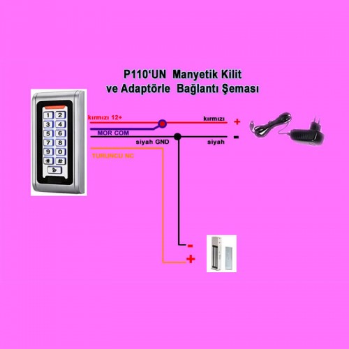 Tecimm Tec K180 Manyetik Kilit 180 Kg