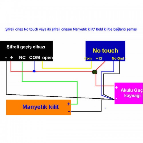 Tecimm Tec K180 Manyetik Kilit 180 Kg