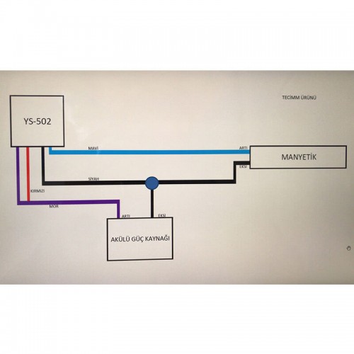 Tecimm Tec K280M Manyetik Kilit 280 Kg