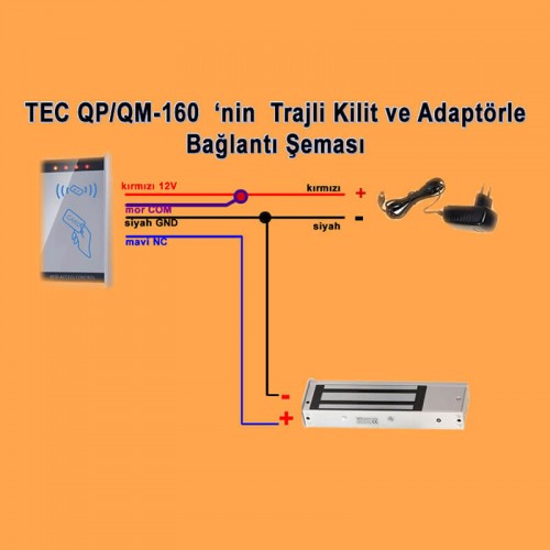 Tecimm Tec K280M Manyetik Kilit 280 Kg