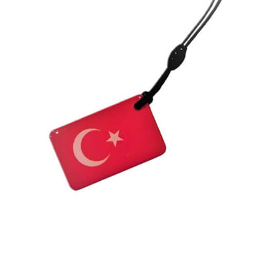 TECIMM - Tecimm Tec R1A Proximity 125Khz Anahtarlık Türk Bayrağı