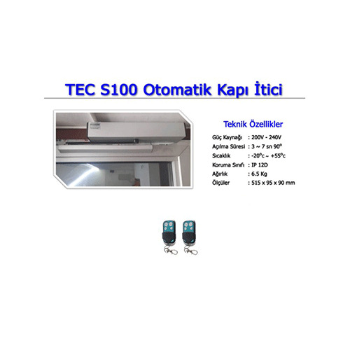 Tecimm Tec S200 Otomatik Hidrolik Kapı İtici