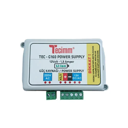 TECIMM - Tecimm G-160 12V 1,3 Amper Li-İon Güç Kaynağı