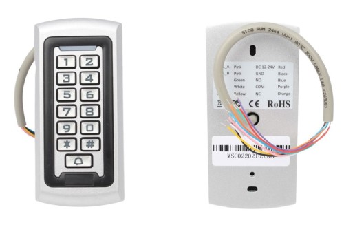 Tecimm TEC P115 Şifrematik Kart Okuyucu Işıklı Tuşlu