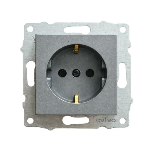 OVIVO - Ovivo Füme Topraklı Priz