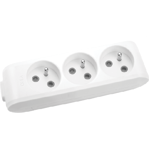 VIKO - Viko Üçlü Grup Priz Topraklı Klemensli UPS ve Çocuk Korumalı