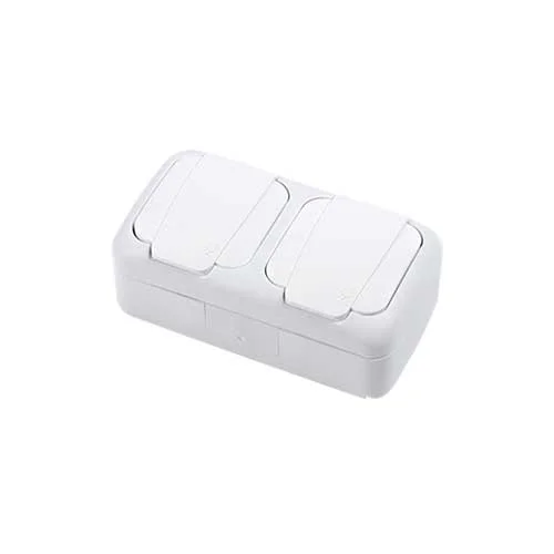 VIKO - Viko Palmiye Yatay Kombine Priz + Priz Beyaz