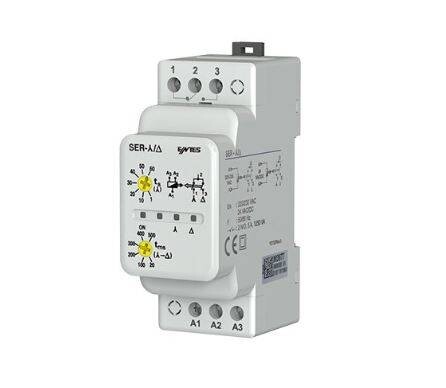 ENTES - Entes Yıldız Üçgen Zaman Rölesi (Yassı Tip)