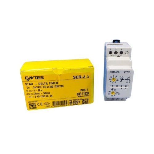 Entes Yıldız Üçgen Zaman Rölesi (Yassı Tip)